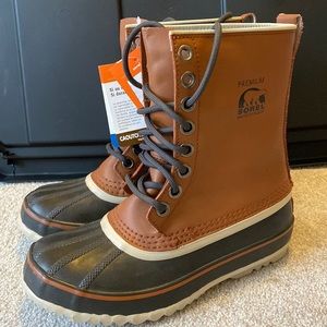 Sorel Woman's Premium Rubber Fleece Lined Winter Boots